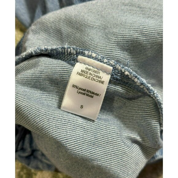 YFB Young Fabulous Broke Saidie High Rise Wide Leg Drapey Pants Size Small NWT - Picture 8 of 8